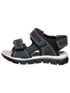 Leren sandalen donkerblauw