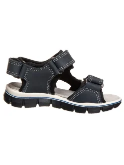 Leren sandalen donkerblauw