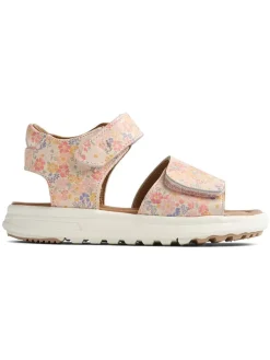 Leren sandalen lichtroze