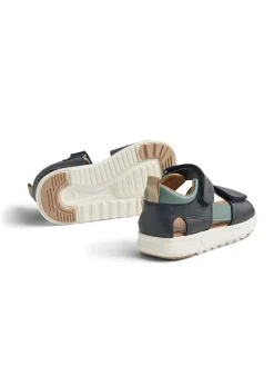 Leren sandalen "Maxie" donkerblauw