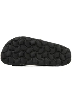 Leren slippers bruin