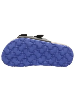 Leren slippers zwart