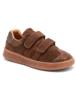 Leren sneakers bruin