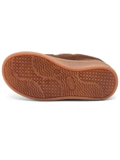 Leren sneakers bruin