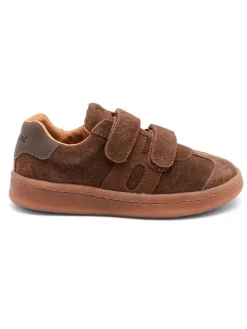 Leren sneakers bruin