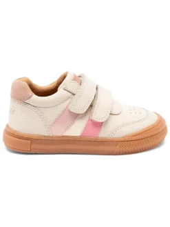 Leren sneakers crème