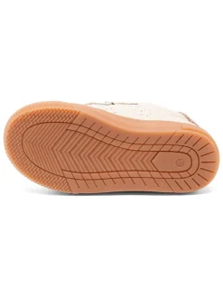 Leren sneakers crème