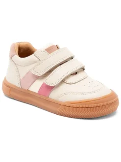 Leren sneakers crème