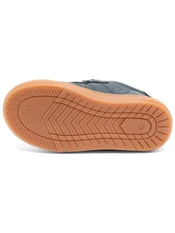 Leren sneakers donkerblauw
