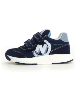 Leren sneakers "Jesko 2" wit/kaki
