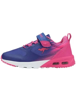 Leren sneakers "KX-Tempo EV" blauw/roze
