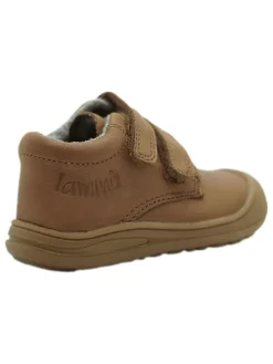 Leren sneakers lichtbruin