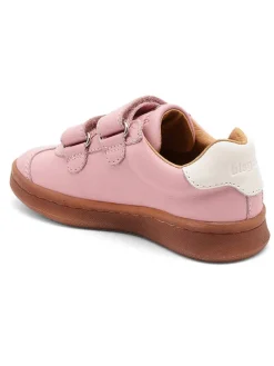 Leren sneakers lichtroze