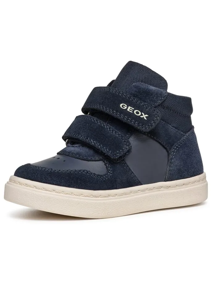 Leren sneakers "Nashik" donkerblauw