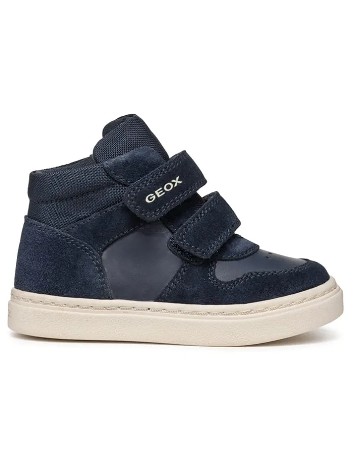Leren sneakers "Nashik" donkerblauw