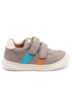 Leren sneakers "Peter" grijs