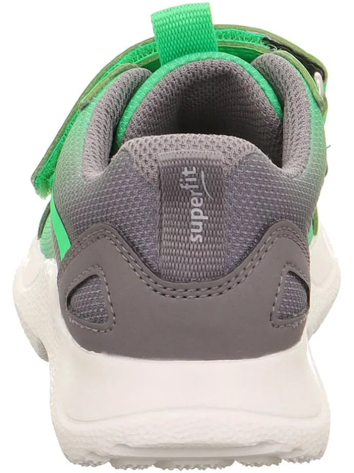 Leren sneakers "Rush" groen/grijs