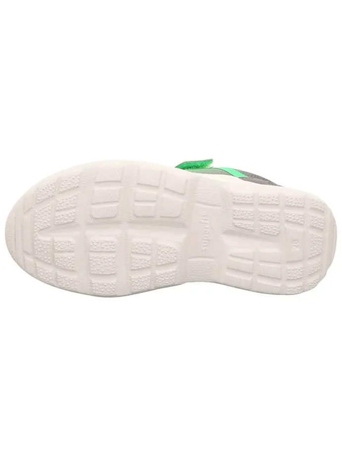 Leren sneakers "Rush" groen/grijs