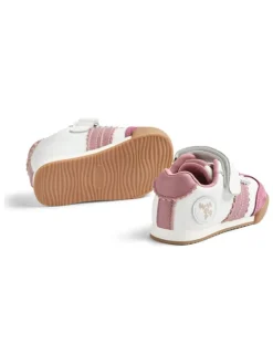 Leren sneakers "Spectra" wit/lichtroze