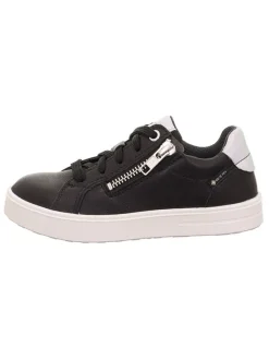 Leren sneakers "Stella" zwart