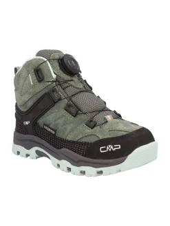 Leren trekkingschoenen "Kiruna" zwart/kaki