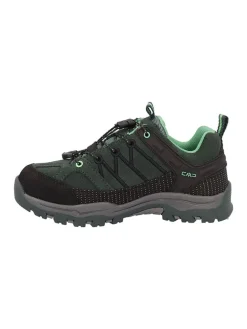 Leren trekkingschoenen "Rigel" zwart/groen