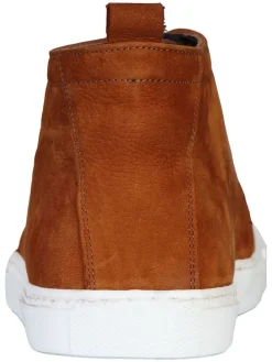 Leren veterschoenen lichtbruin