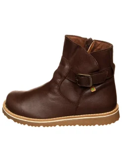 Leren winterboots bruin