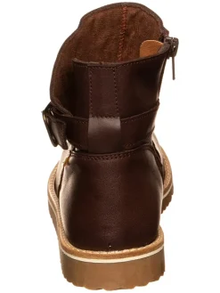 Leren winterboots bruin