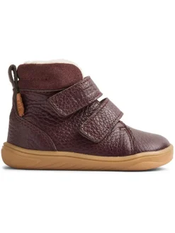 Leren winterboots bruin