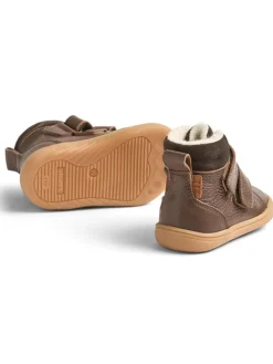 Leren winterboots bruin
