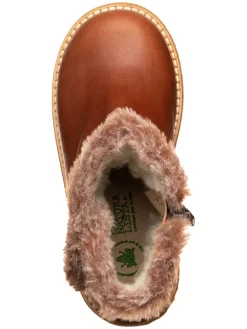 Leren winterboots bruin