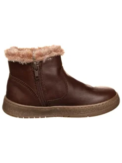 Leren winterboots bruin