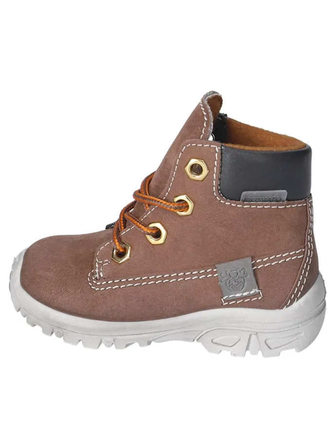 Leren winterboots "Dean-S" lichtbruin