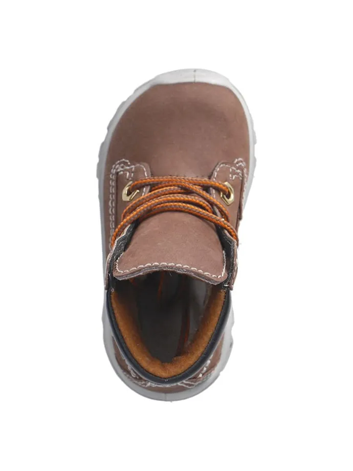 Leren winterboots "Dean-S" lichtbruin