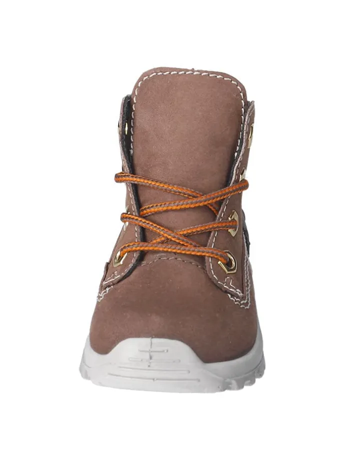 Leren winterboots "Dean-S" lichtbruin
