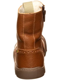 Leren winterboots lichtbruin