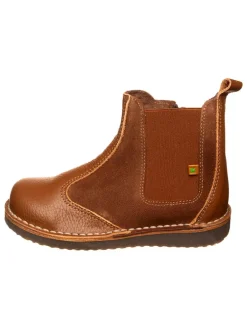 Leren winterboots lichtbruin
