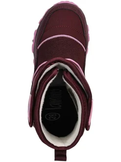 Leren winterboots rood