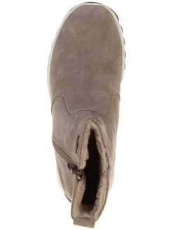 Leren winterboots "Trilly" beige