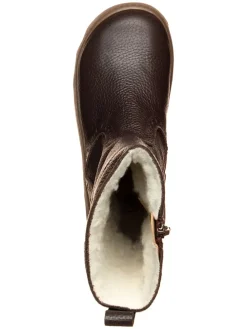 Leren winterlaarzen bruin