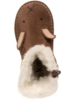 Leren winterlaarzen bruin