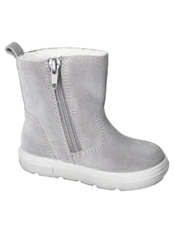 Leren winterlaarzen "Cosa-S" grijs