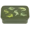 Lunchbox "Crocodiles" groen - (B)22 x (H)14,5 x (D)7 cm