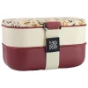 Lunchbox "Marbella" bordeaux rood - 1200 ml