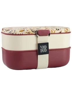Lunchbox "Marbella" bordeaux rood - 1200 ml