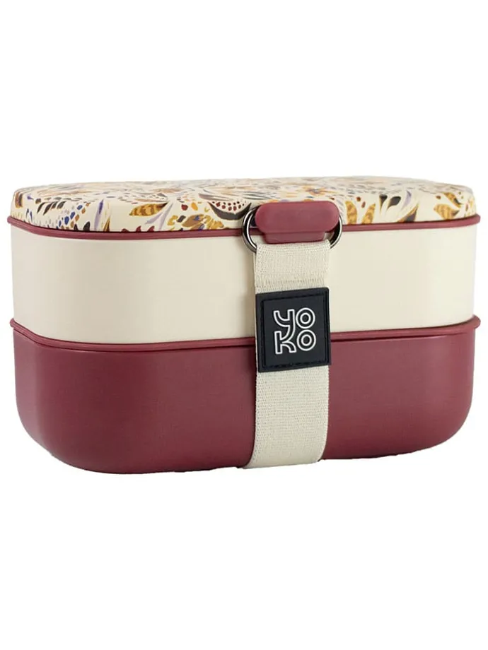 Lunchbox "Marbella" bordeaux rood - 1200 ml