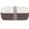 Lunchbox "Naturlunch Chick" bruin/crème - 400 ml