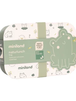 Lunchbox "Naturlunch Frog" groen/crème - 400 ml