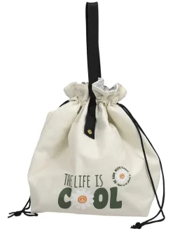 Lunchtas crème - (B)28 x (H)34 x (D)14 cm